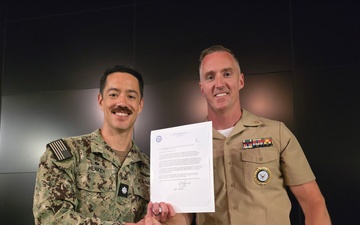 Navy Chief Receives Award
