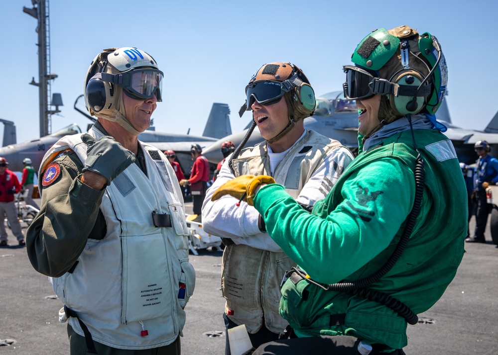 USS Gerald R. Ford (CVN 78) Hosts Senior Leaders from Allied Joint Forces Command Naples