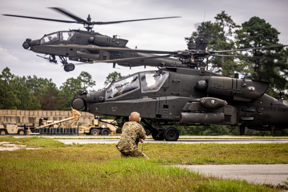 1-17 ACS Aerial Gunnery, Getting Ready
