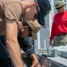 USS Mitscher (DDG 57) Sailors conduct small arms live fire exercise