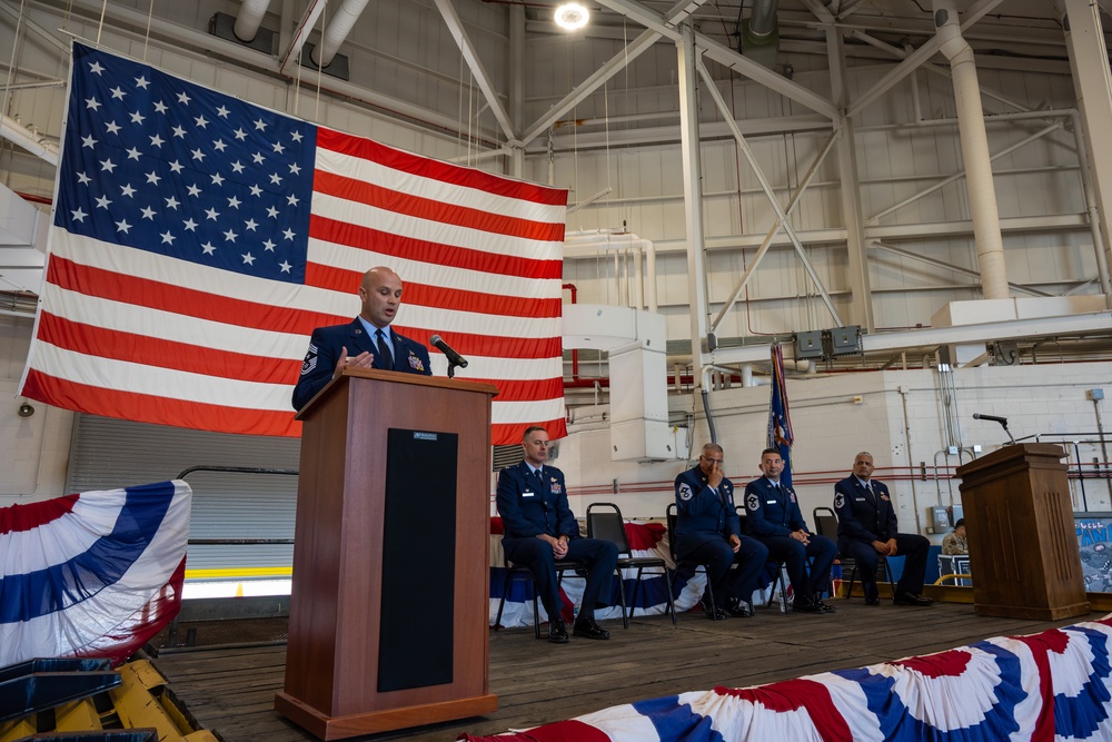 105 AW welcomes new command chief