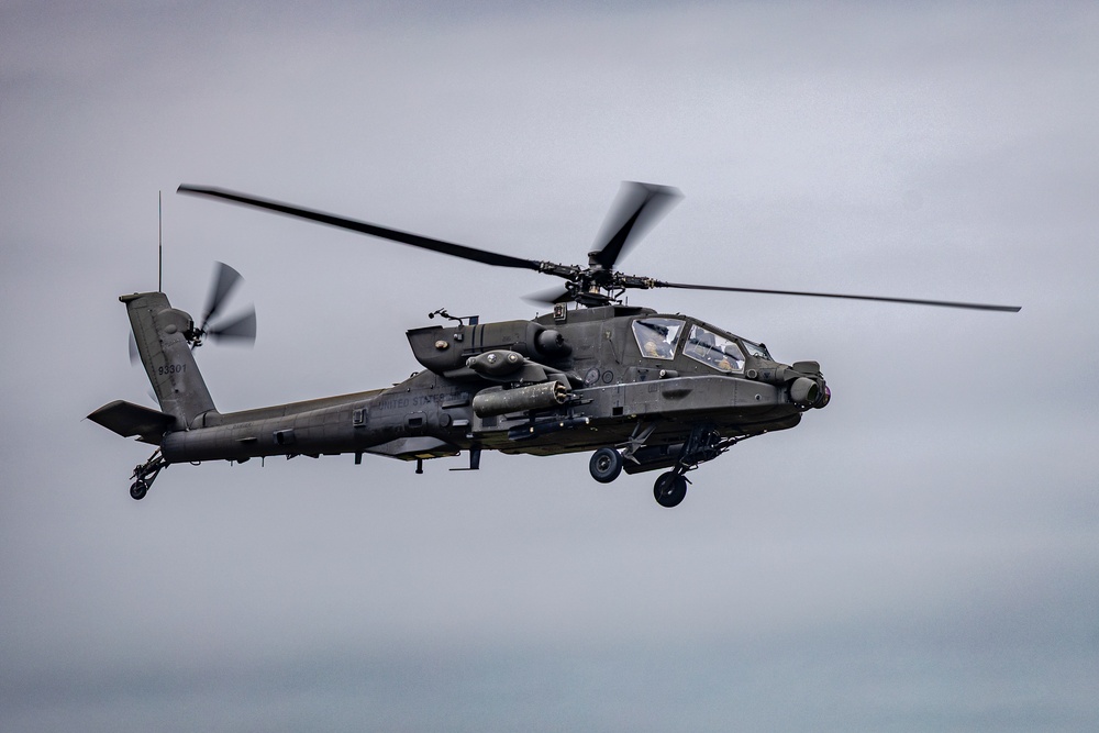 1-17 ACS Aerial Gunnery, Sky high