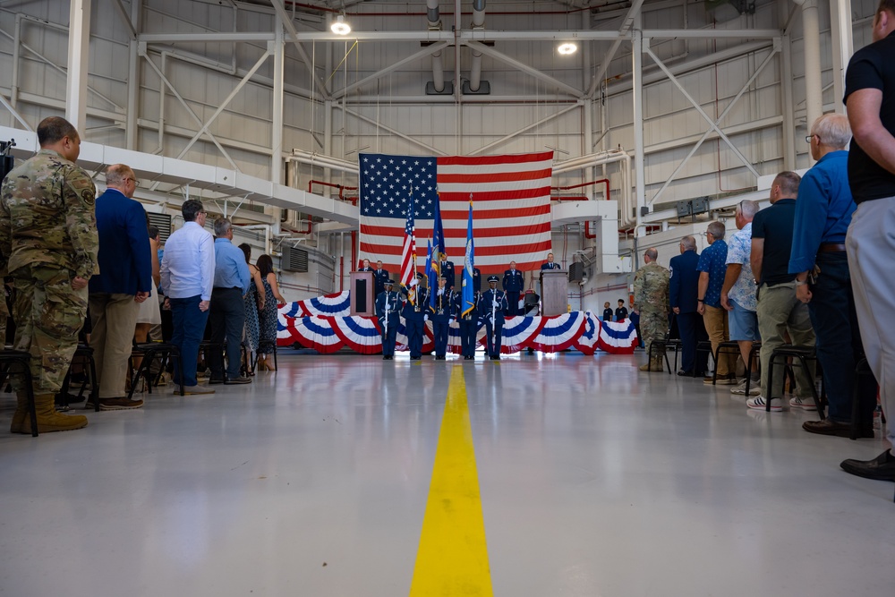 105 AW deputy commander retires