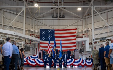 105 AW deputy commander retires