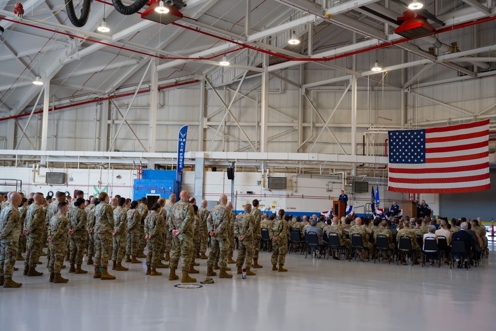 105 AW deputy commander retires