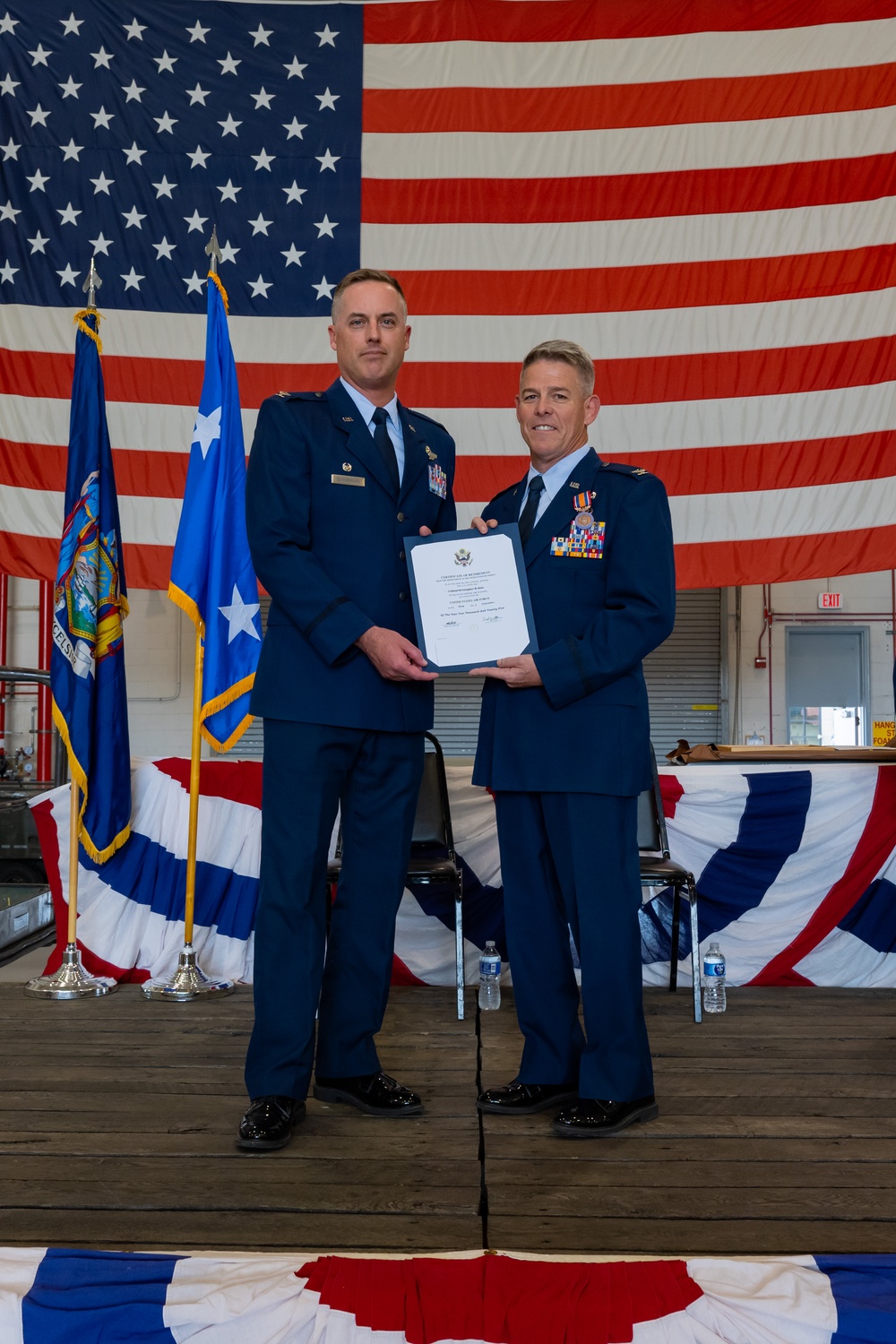 105 AW deputy commander retires