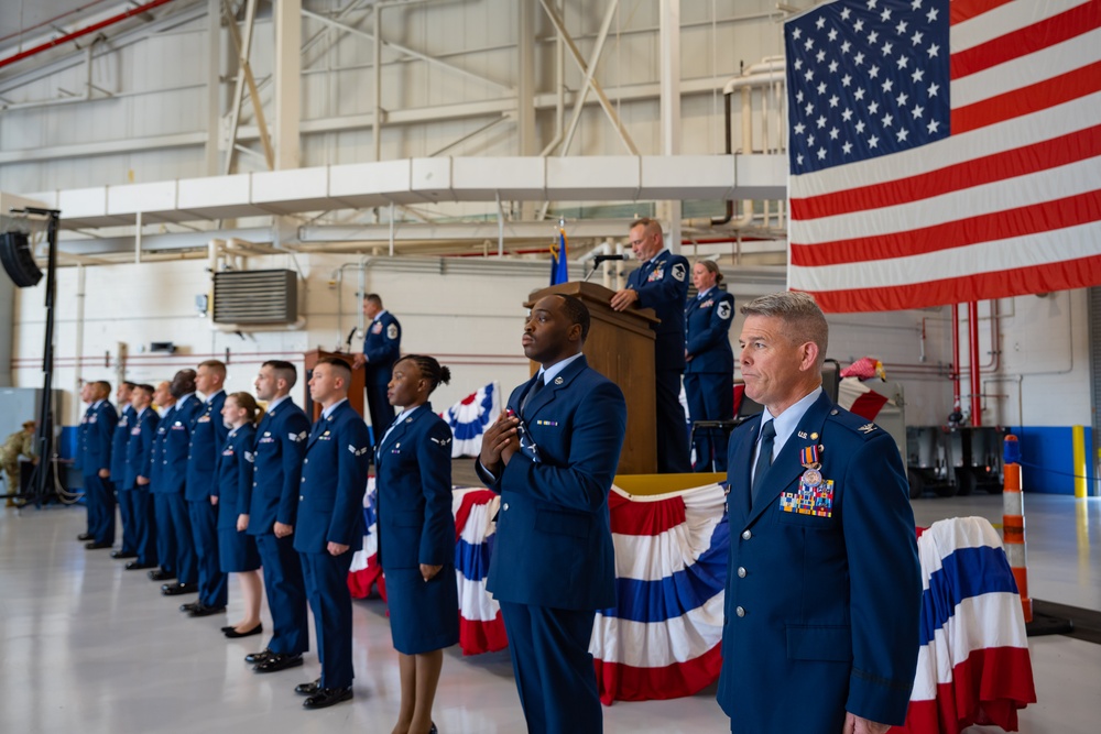 105 AW deputy commander retires
