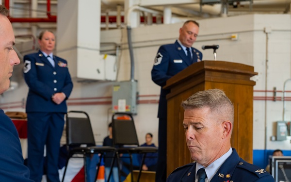 105 AW deputy commander retires