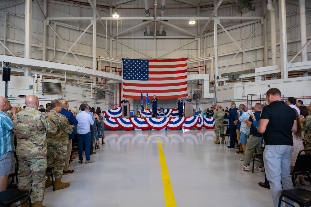 105 AW deputy commander retires