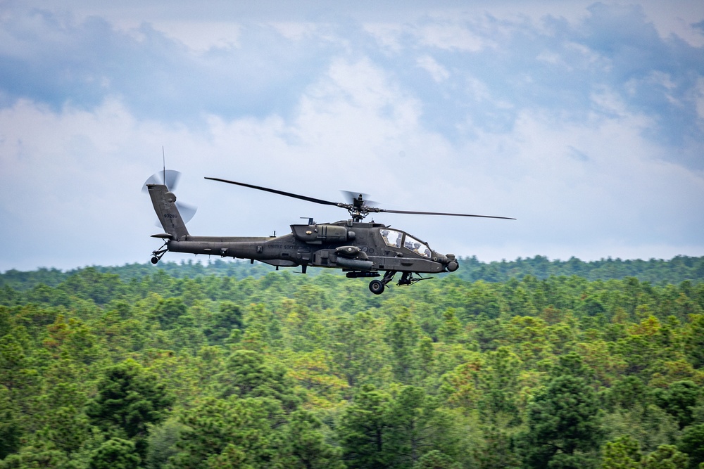 1-17 ACS Aerial Gunnery, Over the Hedge