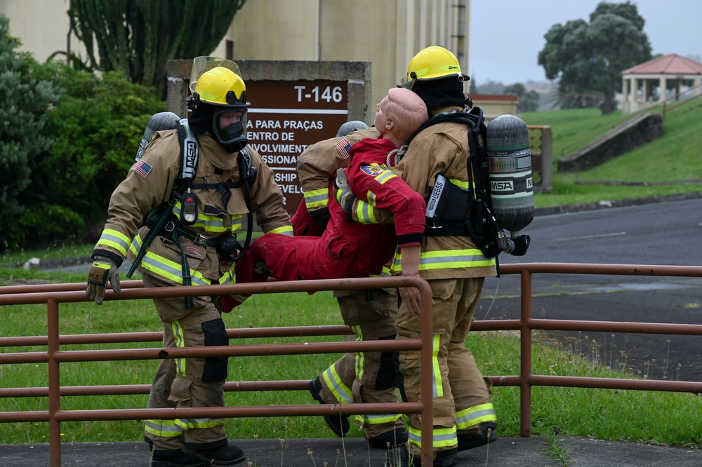 Azores Firefighter Deployment for Training