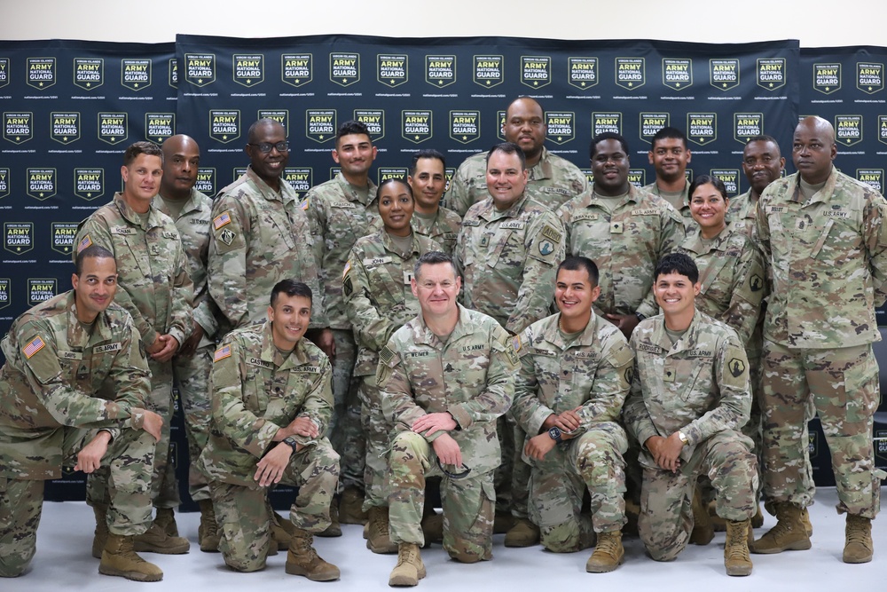 Sergeant Major of the Army Michael R. Weimer Visits Virgin Islands National Guard
