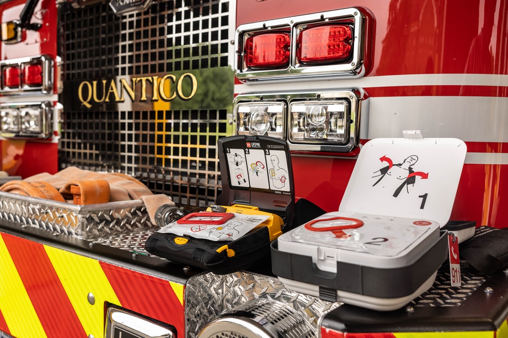 Automated External Defibrillator Demonstration on Quantico