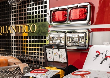 Automated External Defibrillator Demonstration on Quantico