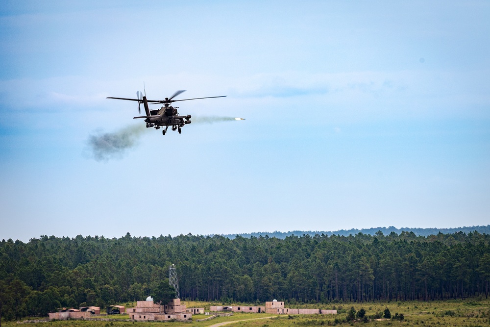 1-17 ACS Aerial Gunnery, Blue skys