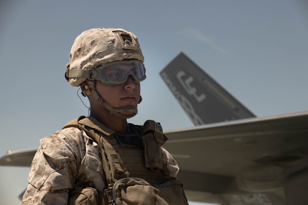 F-35B forward arming and refueling point