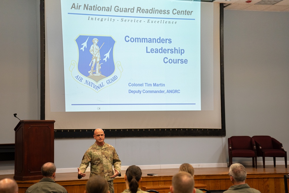 Air National Guard Commander Leadership Course opens with focus on readiness and leadership