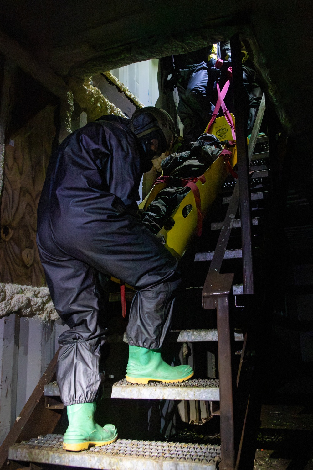 CBIRF conducts casualty extraction training with CLB 451 MT at AE25