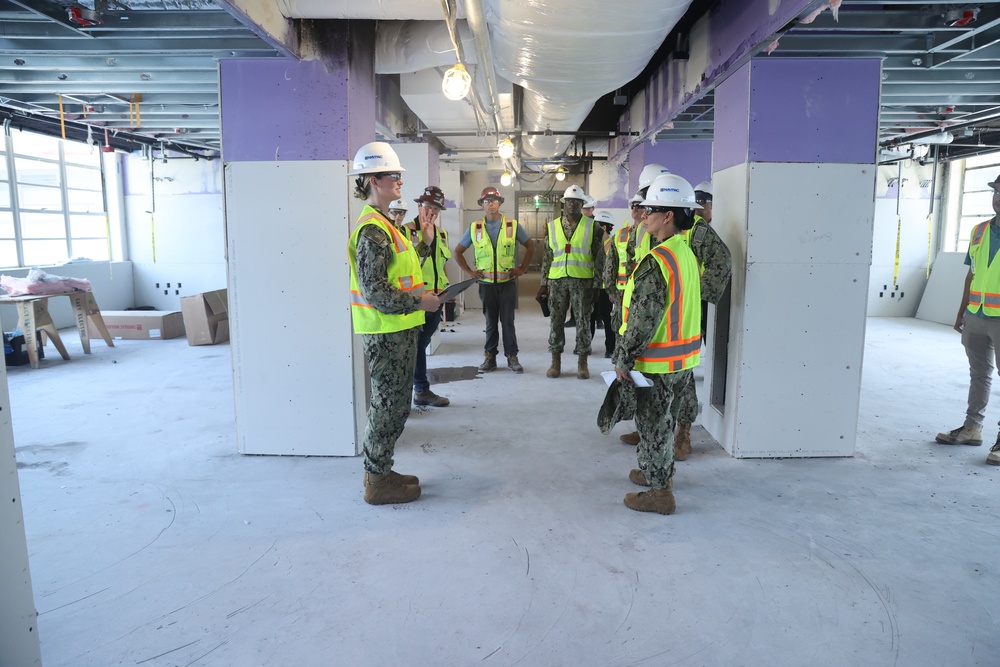 NAVFAC SW CO Tours NBPL A-33 Modernization Project with ESG members