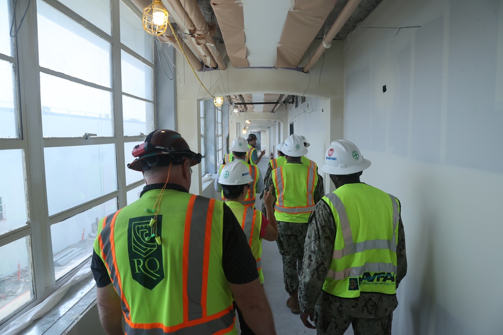 NAVFAC SW CO &amp; ESG tour condition of A-33 Remodel