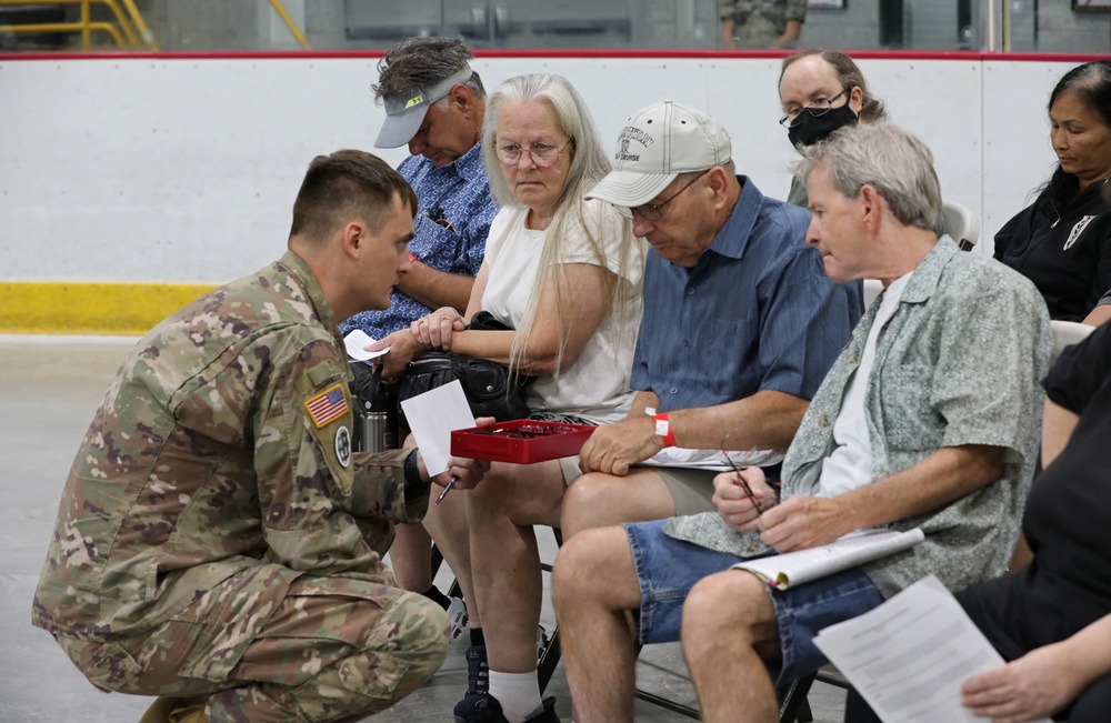 Army Reserve and Air National Guard personnel provide medical support during Health Broome