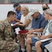 Army Reserve and Air National Guard personnel provide medical support during Health Broome