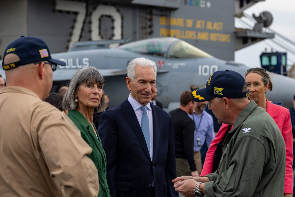 U.S. Ambassador to France Visits USS Gerald R. Ford (CVN 78)