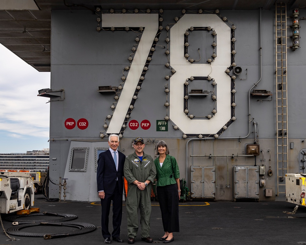 U.S. Ambassador to France Visits USS Gerald R. Ford (CVN 78)