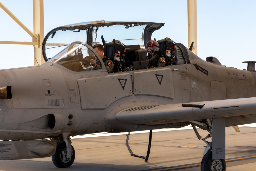 Air Force Test Pilot School begins A-29 Super Tucano instruction