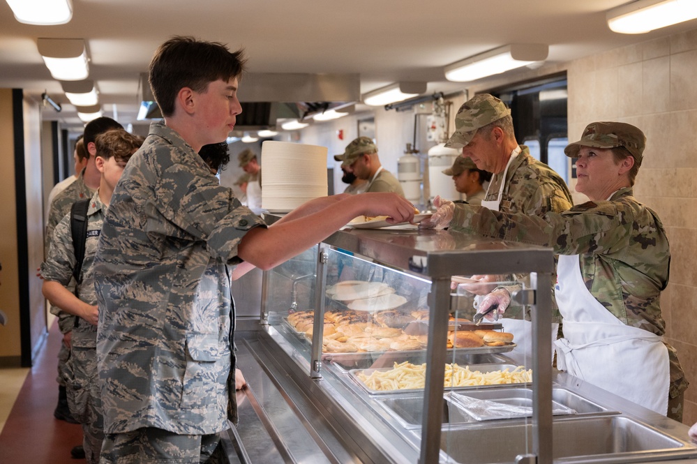 Services specialists conduct annual training, prepare meals for Civil Air Patrol cadets