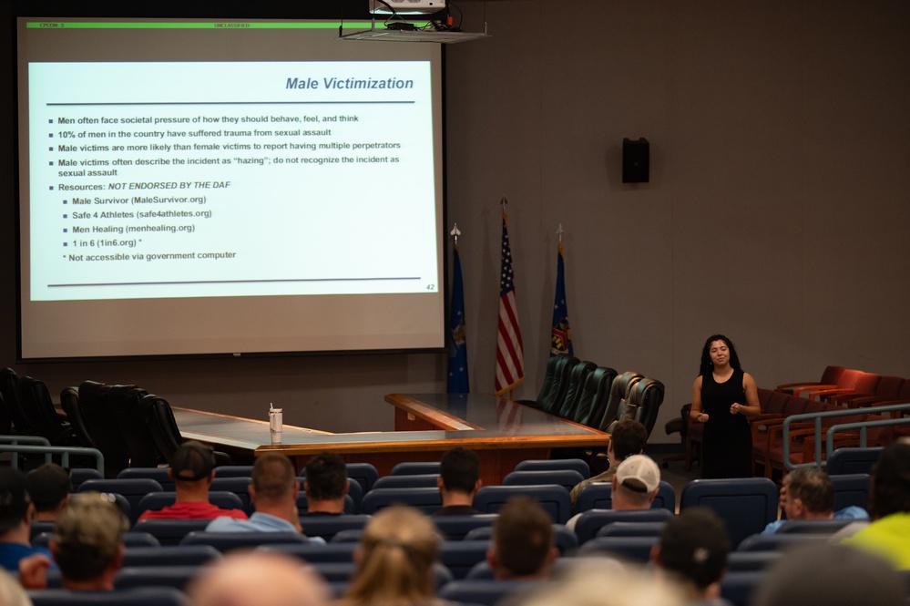 SAPR Advocate Leads Prevention Training at Westover