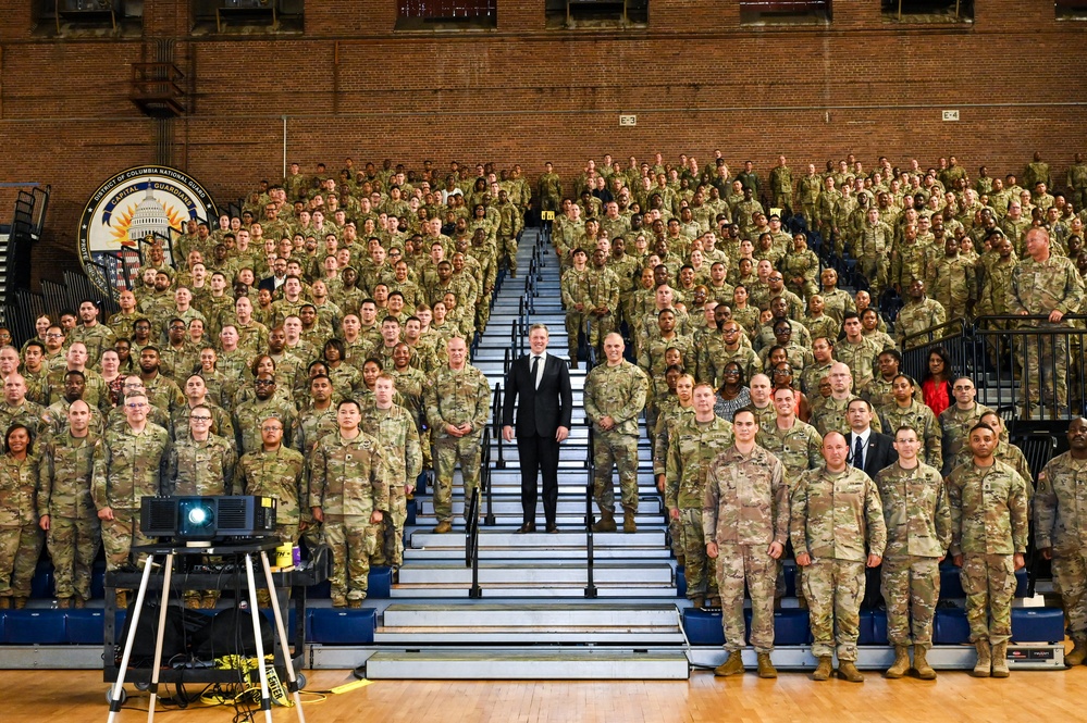 Secretary of the Army visits District of Columbia National Guard