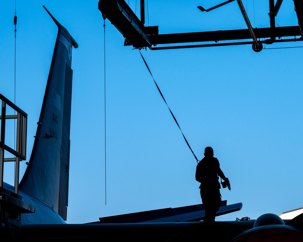 Isochronal inspection on KC-135