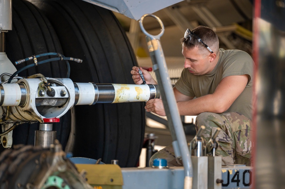 Isochronal inspection on KC-135