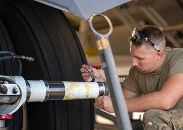Isochronal inspection on KC-135