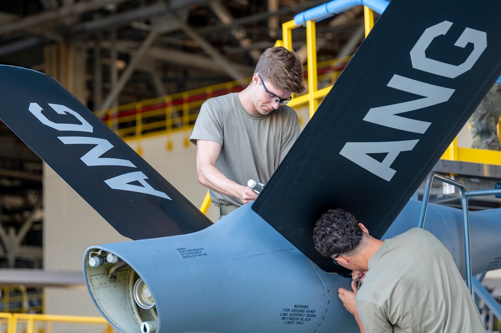 Isochronal inspection on KC-135