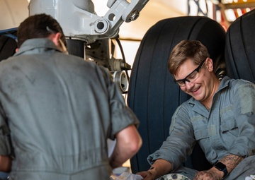 Isochronal inspection on KC-135
