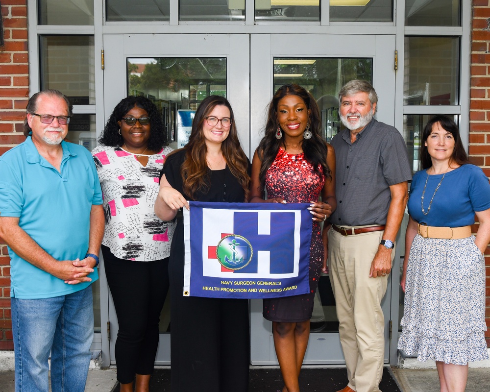 NMRTC Camp Lejeune wins Blue H Navy Surgeon General's Health Promotion and Wellness Award