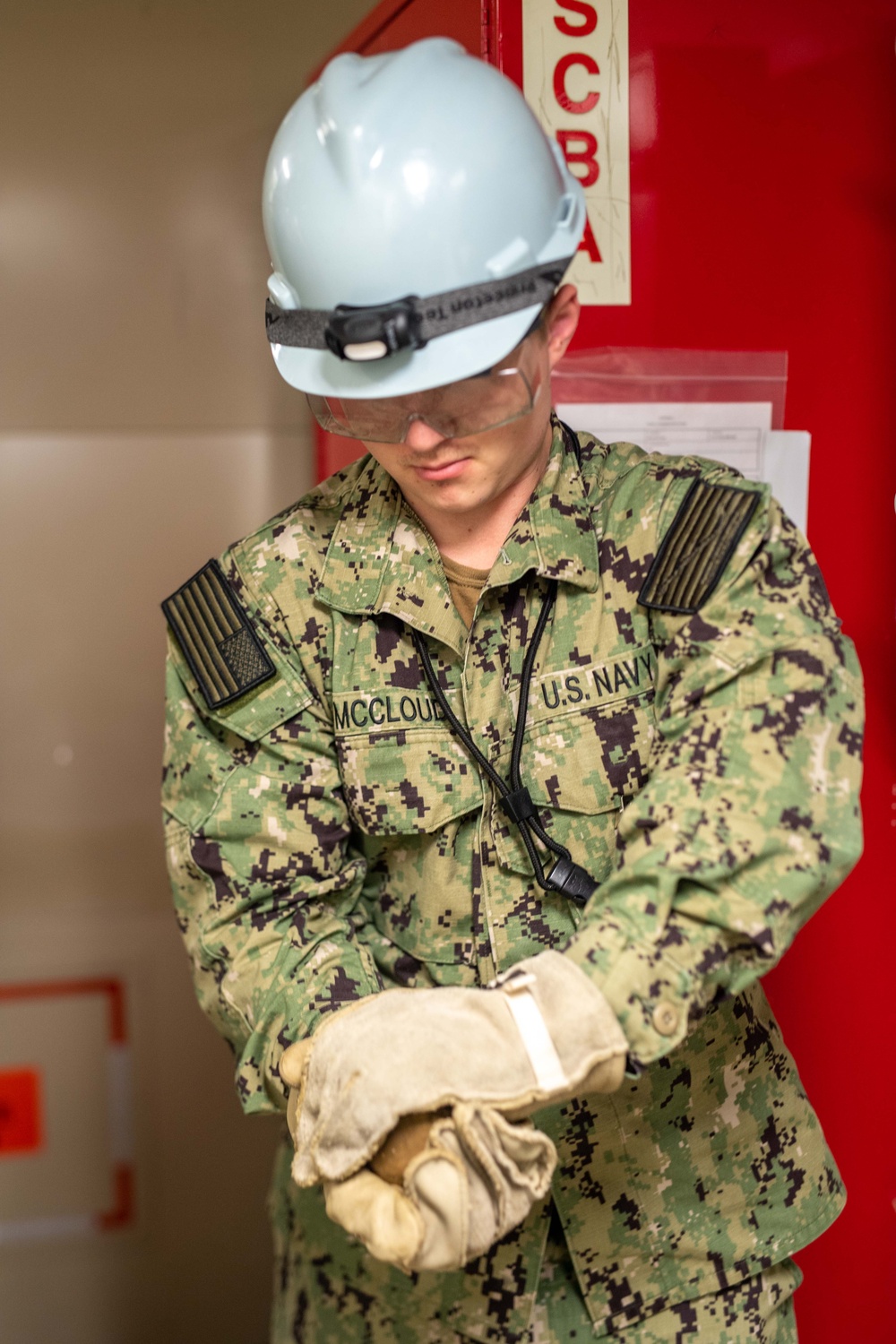 Ronald Reagan Sailors Seal Cableways