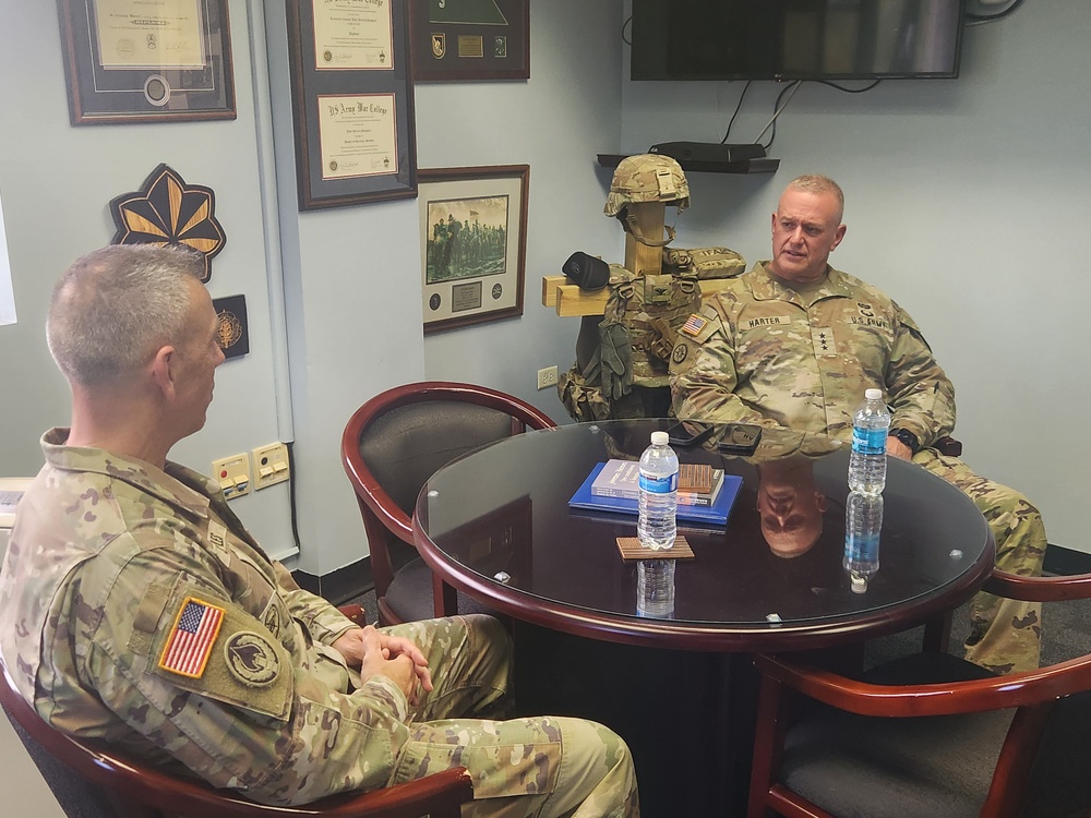 Army Reserve Commanding General visits Fort Buchanan