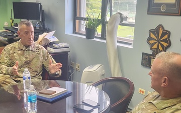 Army Reserve Commanding General visits Fort Buchanan