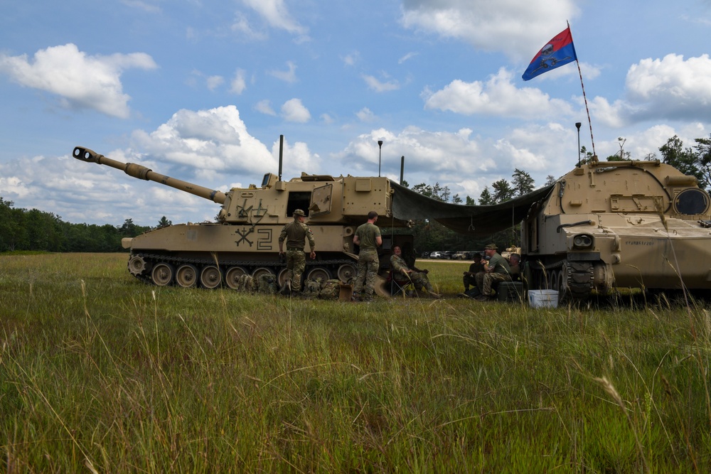 M109 Paladins at Northern Strike 25-2