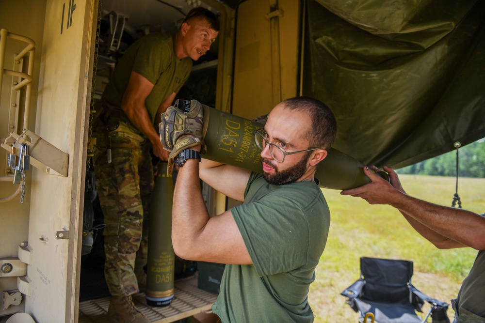 M109 Paladins at Northern Strike 25-2
