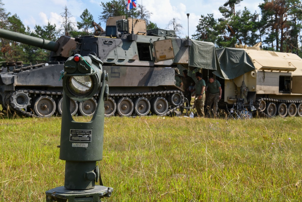 M109 Paladins at Northern Strike 25-2