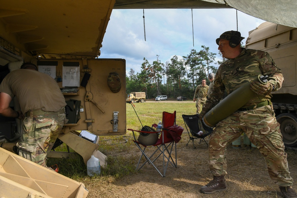 M109 Paladins at Northern Strike 25-2