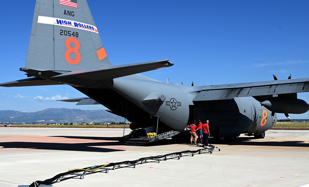 Military aerial firefighting aircraft respond to Colorado wildfires
