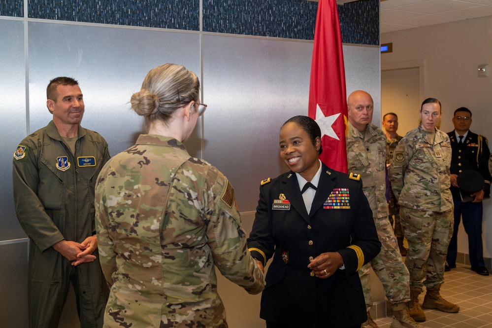 Drawn into the story of the Maryland Air National Guard - Mural Recognition Ceremony