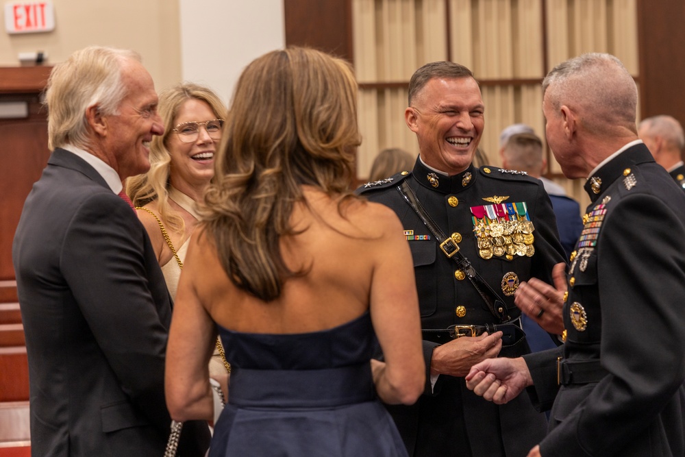 Mr. Greg Norman attends Evening Parade as Guest of Honor