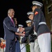 Mr. Greg Norman attends Evening Parade as Guest of Honor
