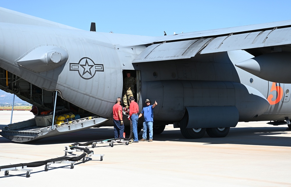 Military aerial firefighting aircraft respond to Colorado wildfires